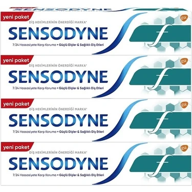 Sensodyne F Diş Macunu 4x100