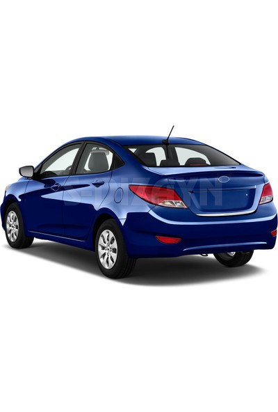 Aracım Oto Aksesuar S-Dizayn Hyundai Accent Blue Krom Bagaj Alt Çıta 2011-2017