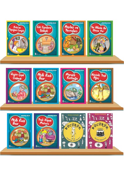 3 ve 4.sınıflar için okumayı sevdiren 10'lu hikaye seti