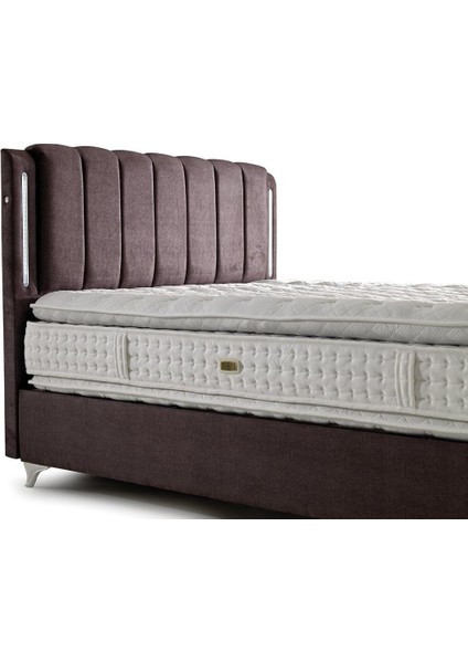 Md Double 140 x 200 cm Çift Kişilik Yatak Baza Başlık Seti GM108