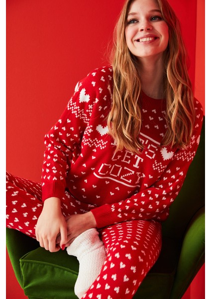 Lets Get Cozy Termal Triko Tayt