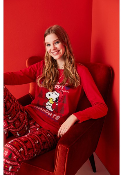 Lic Happy Holidays Pijama Takımı