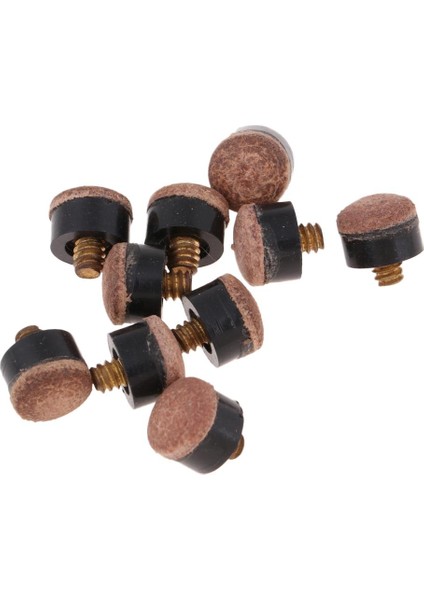 10'lu Bilardo Vidalı Havuz Çubuğu Uçları Yedek Ucu 11 mm (Yurt Dışından)