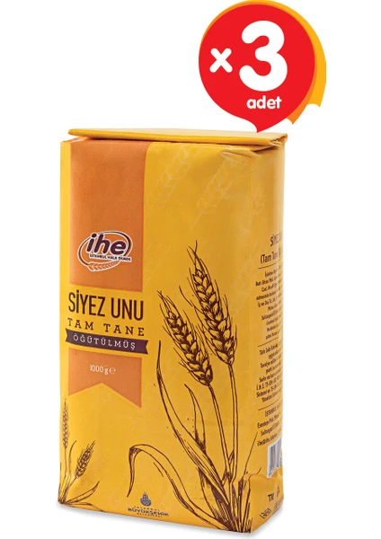 Siyez Unu 1000 gr (3 Adet)