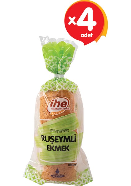 Ruşeymli Ekmek 350 gr (4 Adet)