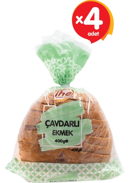 Çavdarlı Ekmek 400 gr (4 Adet)