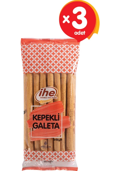 Kepekli Galeta 200 gr (3 Adet)