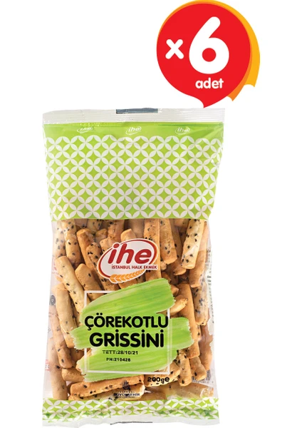 Çörekotlu Grissini 200 gr (6 Adet)