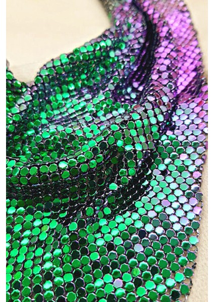 Şal Model Zırh Metal Tasarım Kolye Multicolor fiyatları