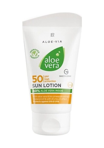 Aloe Vera 50 Faktör Güneş Losyonu 75ML