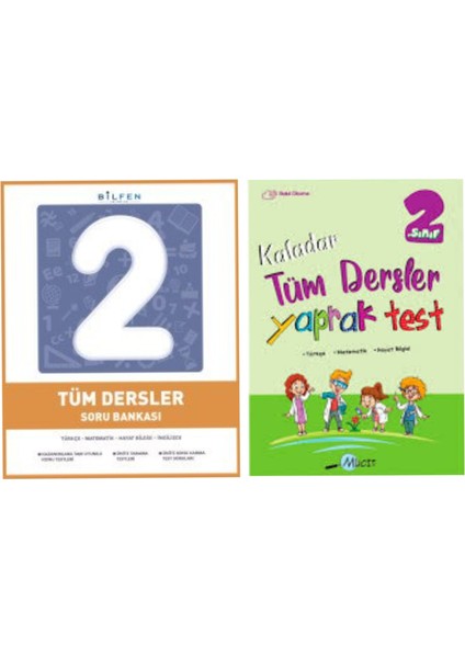 Bilfen Yayınları 2. Sınıf Tüm Dersler Soru Bankası - Tüm Dersler Yaprak Test