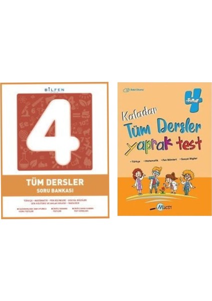 Bilfen Yayınları 4. Sınıf Tüm Dersler Soru Bankası - Tüm Dersler Yaprak Test