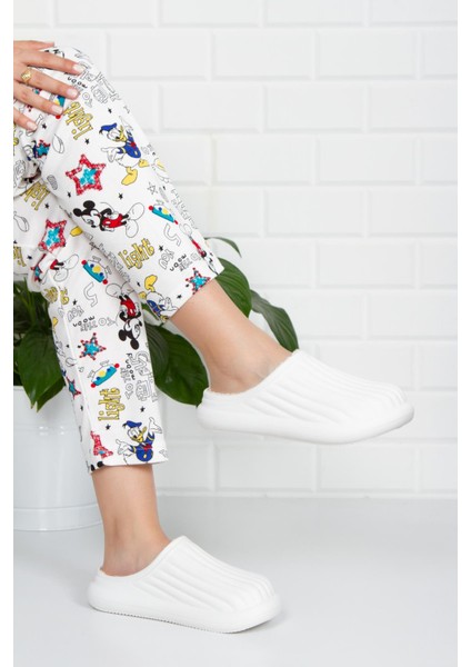 Flora Kapalı Içi Yünlü Unisex Ev Terliği Kışlık Terlik fiyatları