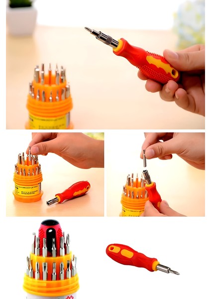 31 Parça Çok Amaçlı Tornavida Seti indirimleri