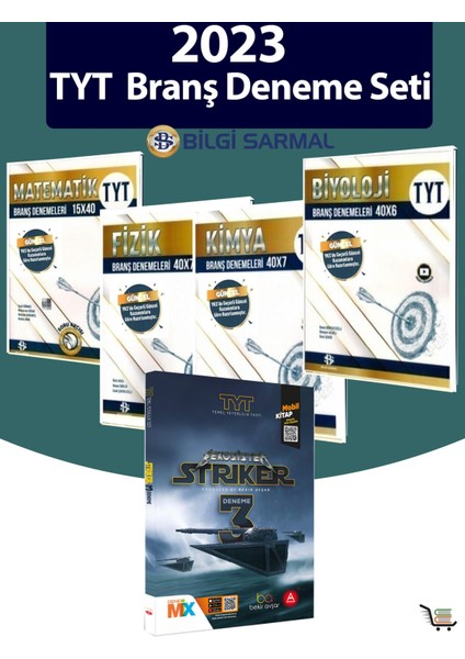 TYT Matematik-Fizik-Kimya-Biyoloji ve Striker Seti