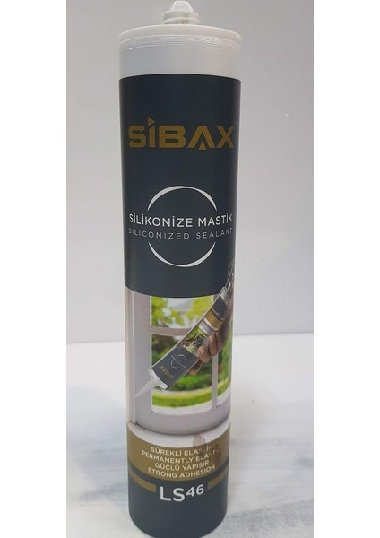 Sibax LS46 Sibax Silikonize Mastik 450GR Kahve