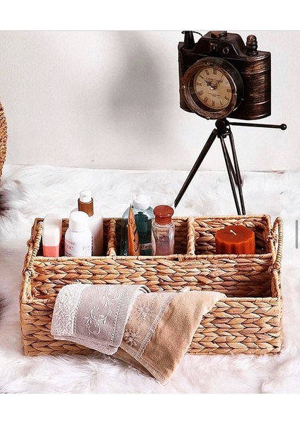 Hasır Düzenleyici Sepet 4 Bölmeli