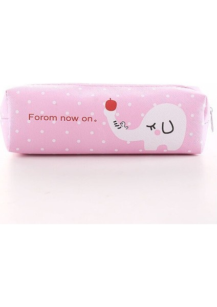 Güzel Kawaii Pu Kalem Kutusu Büyük Kapasiteli Kalem Çantası Güzel Kız Mektup Kalem Çantası Hediye Okul Malzemeleri (Yurt Dışından)