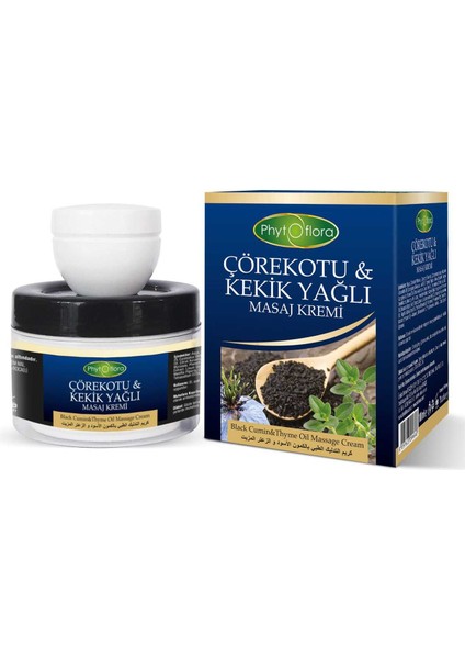 Çörekotu Yağlı & Kekik Yağlı Masaj Kremi 100 ml