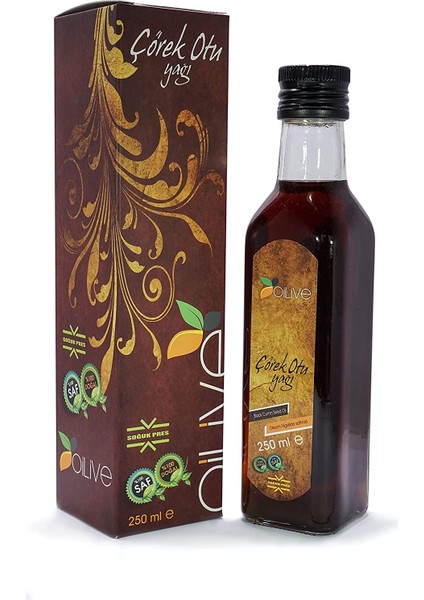 Oilive Soğuk Pres Çörekotu Yağı 250 ml