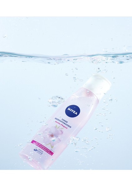 NIVEA Yatıştırıcı Tonik 200ml;Kuru Ciltler;Yüz Temizleme;Saf Su ve Badem Yağı