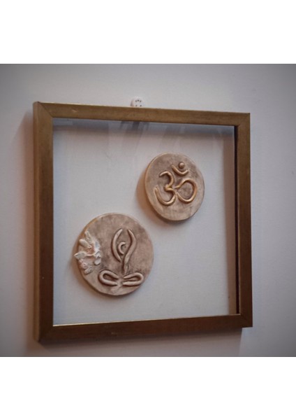 Yoga Figurlü Seramik Tablo fiyatları