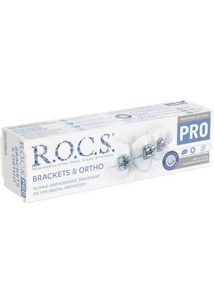 R.o.c.s. Pro Brackets & Ortho Diş Macunu (74G)