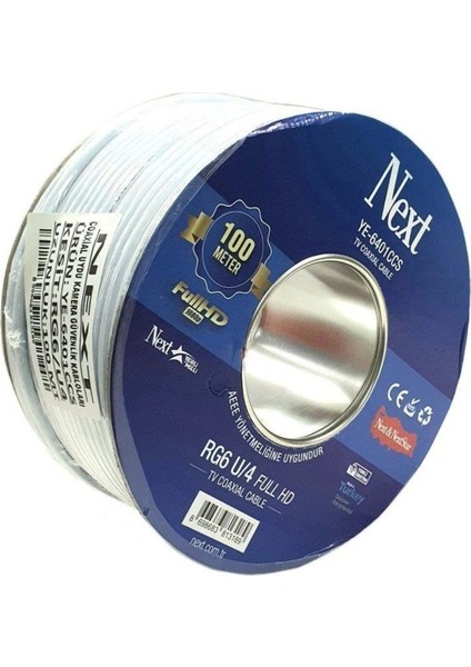 Çelebi Next YE-6401 Uydu Anten Kablosu 100 Metre fiyatları