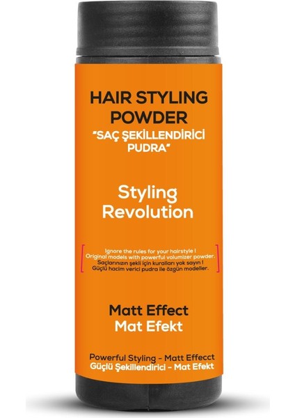 Saç Şekillendirici Pudra Toz Wax Ultra Strong Turuncu 20gr X2 + 400ml Saç Spreyi 3'Lü Set fiyatları