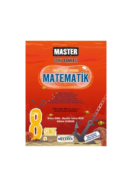 Okyanus Yayınları 8. Sınıf Matematik Soru Bankası Master Serisi 1122