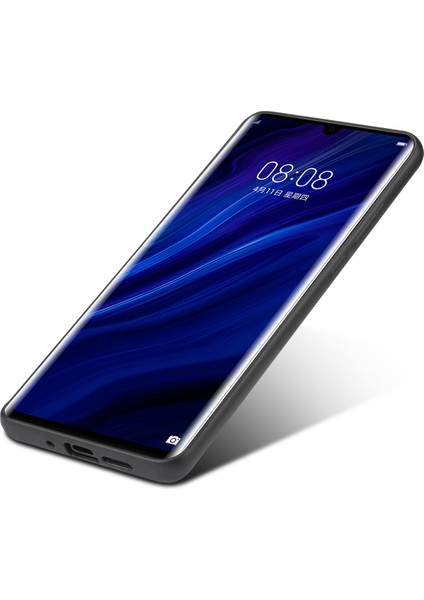 Huawei P30 Pro Için Uyumlu Telefon Kabı - Koyu Gri (Yurt Dışından)