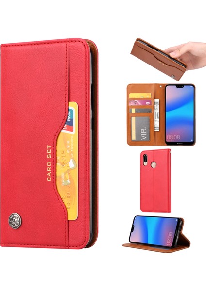 Huawei P30 Lite Için Uyumlu Telefon Kabı - Kırmızı (Yurt Dışından)