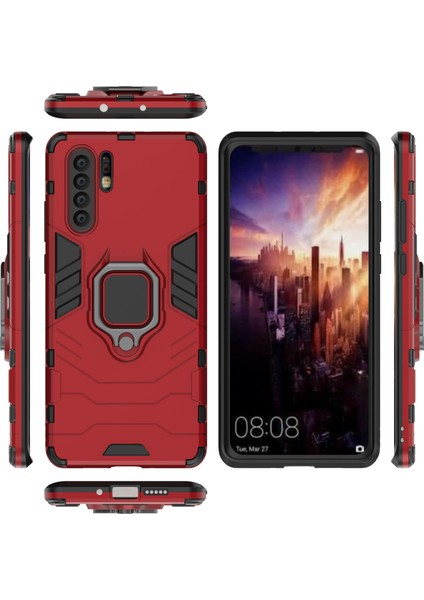 Huawei P30 Pro Için Uyumlu Telefon Kabı - Kırmızı (Yurt Dışından) fırsatları