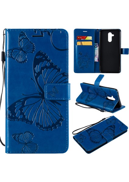 Huawei Mate 20 Lite Telefon Kılıfı - Mavi (Yurt Dışından)