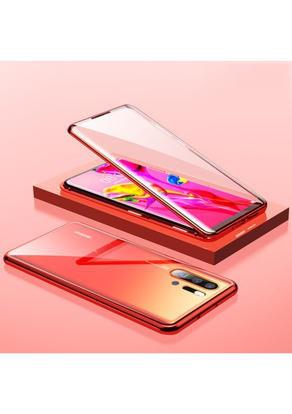 Huawei P30 Pro Için Uyumlu Telefon Kabı - Kırmızı (Yurt Dışından)