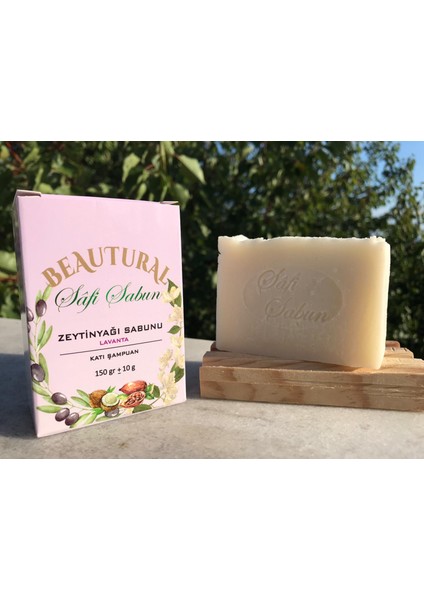 Doğal Sızma Zeytinyağı Sabunu-100 El Yapımı-Lavanta-150gr