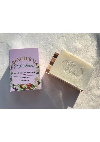 Doğal Sızma Zeytinyağı Sabunu-100 El Yapımı-Lavanta-150gr