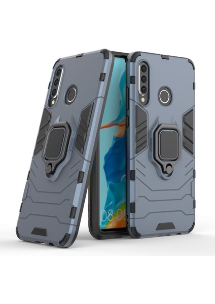Huawei P30 Lite Için Uyumlu Telefon Kabı - Koyu Mavi (Yurt Dışından)