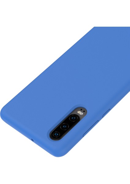 Huawei P30 Için Uyumlu Telefon Kabı - Koyu Mavi (Yurt Dışından)