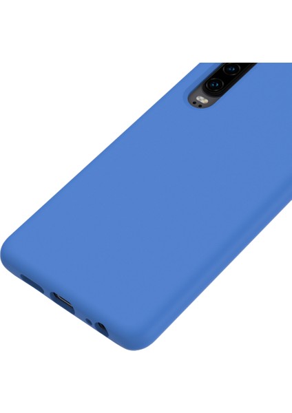 Huawei P30 Için Uyumlu Telefon Kabı - Koyu Mavi (Yurt Dışından)