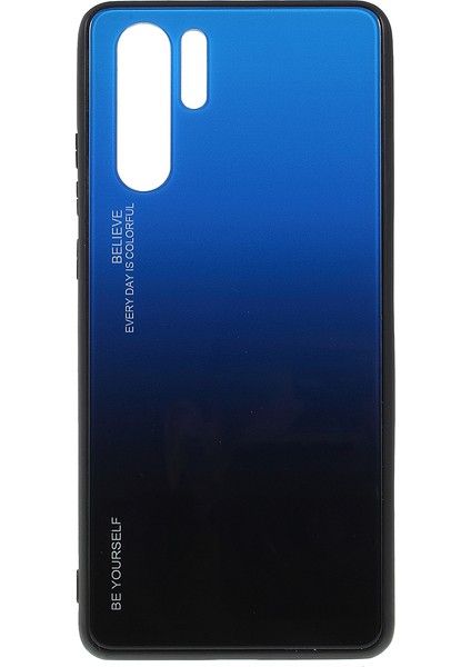 Huawei P30 Pro Için Uyumlu Telefon Kabı - Koyu Mavi (Yurt Dışından)