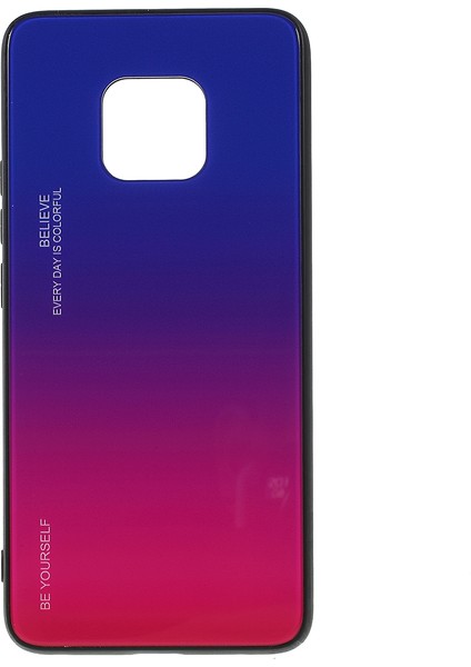 Huawei Mate 20 Pro Telefon Kılıfı - Mavi/pembe (Yurt Dışından)
