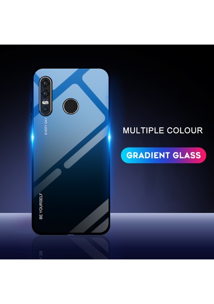 Huawei P30 Lite Için Uyumlu Telefon Kabı - Koyu Mavi (Yurt Dışından) modelleri