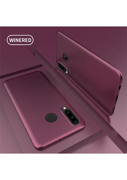Huawei P30 Lite Için Uyumlu Telefon Kabı - Bordo (Yurt Dışından)