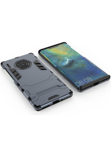 Huawei Mate 30 Pro Telefon Kılıfı - Koyu Mavi (Yurt Dışından)