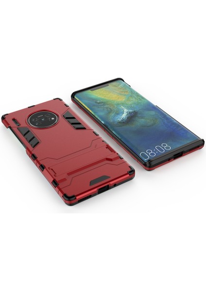 Huawei Mate 30 Pro Telefon Kılıfı - Kırmızı (Yurt Dışından)