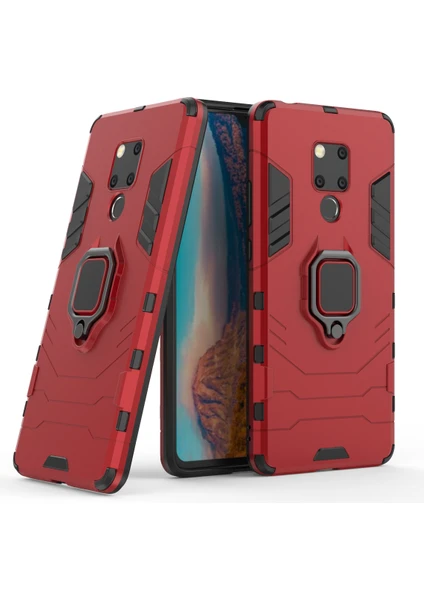 Huawei Mate 20 x Telefon Kılıfı - Kırmızı (Yurt Dışından)