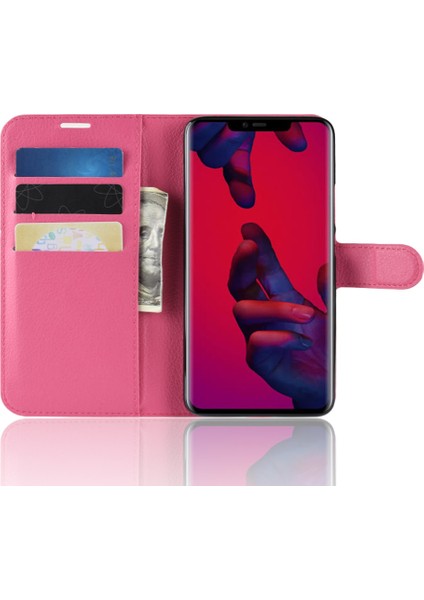 Huawei Mate 20 Pro Telefon Kılıfı - Koyu Pembe (Yurt Dışından)