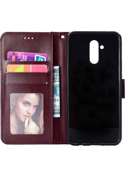 Huawei Mate 20 Lite Telefon Kılıfı - Kahverengi (Yurt Dışından) indirimleri