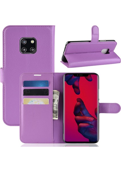Huawei Mate 20 Pro Telefon Kılıfı - Mor (Yurt Dışından)